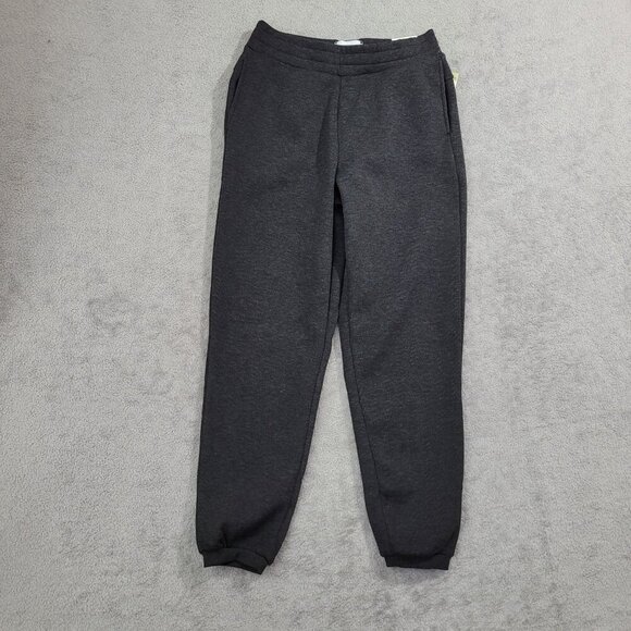 NEW Mondetta Women's S Heathered Fleece Jogger Sweatpants Dark Gray - Picture 1 of 6